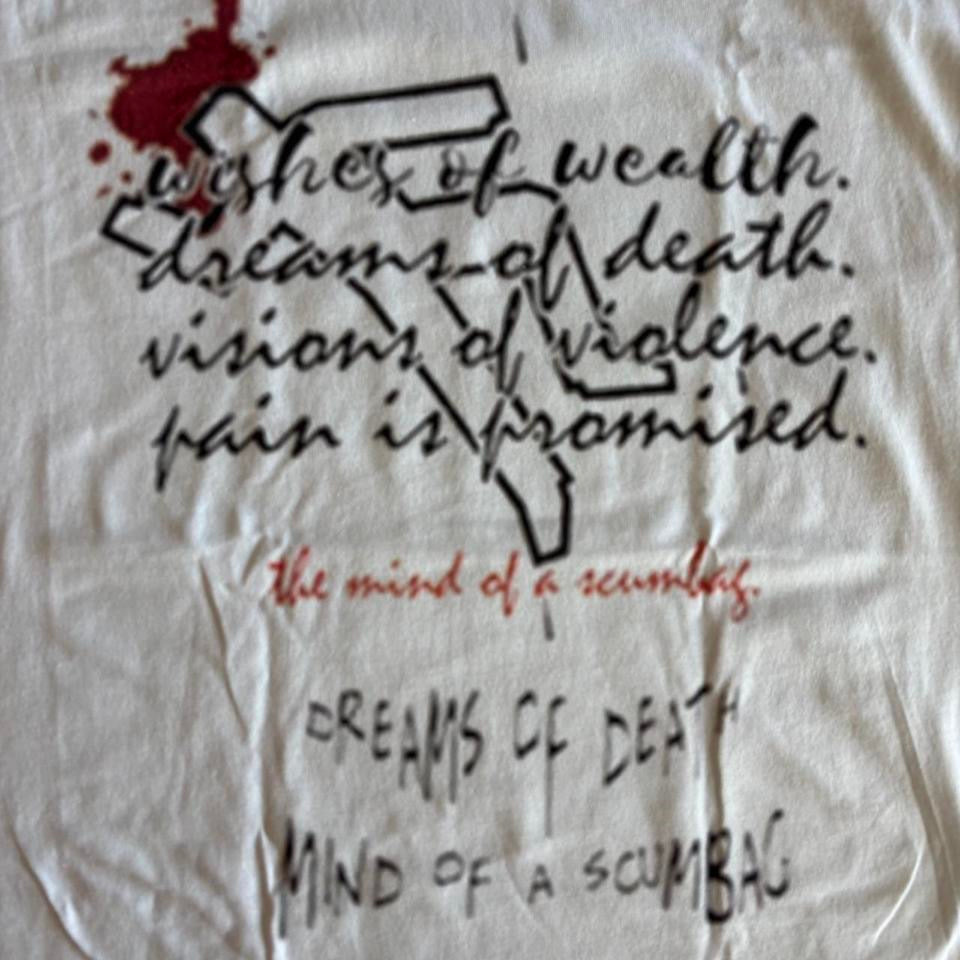 scumbag studios dreams öf death tee
