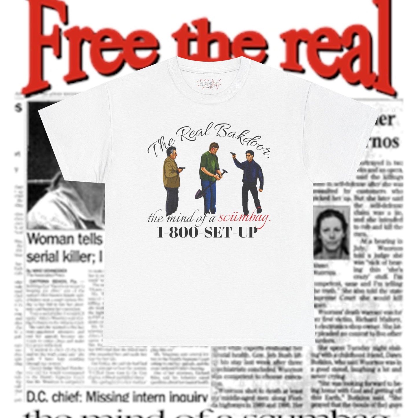 1-800-SET-UP Tee SS scumbag studios