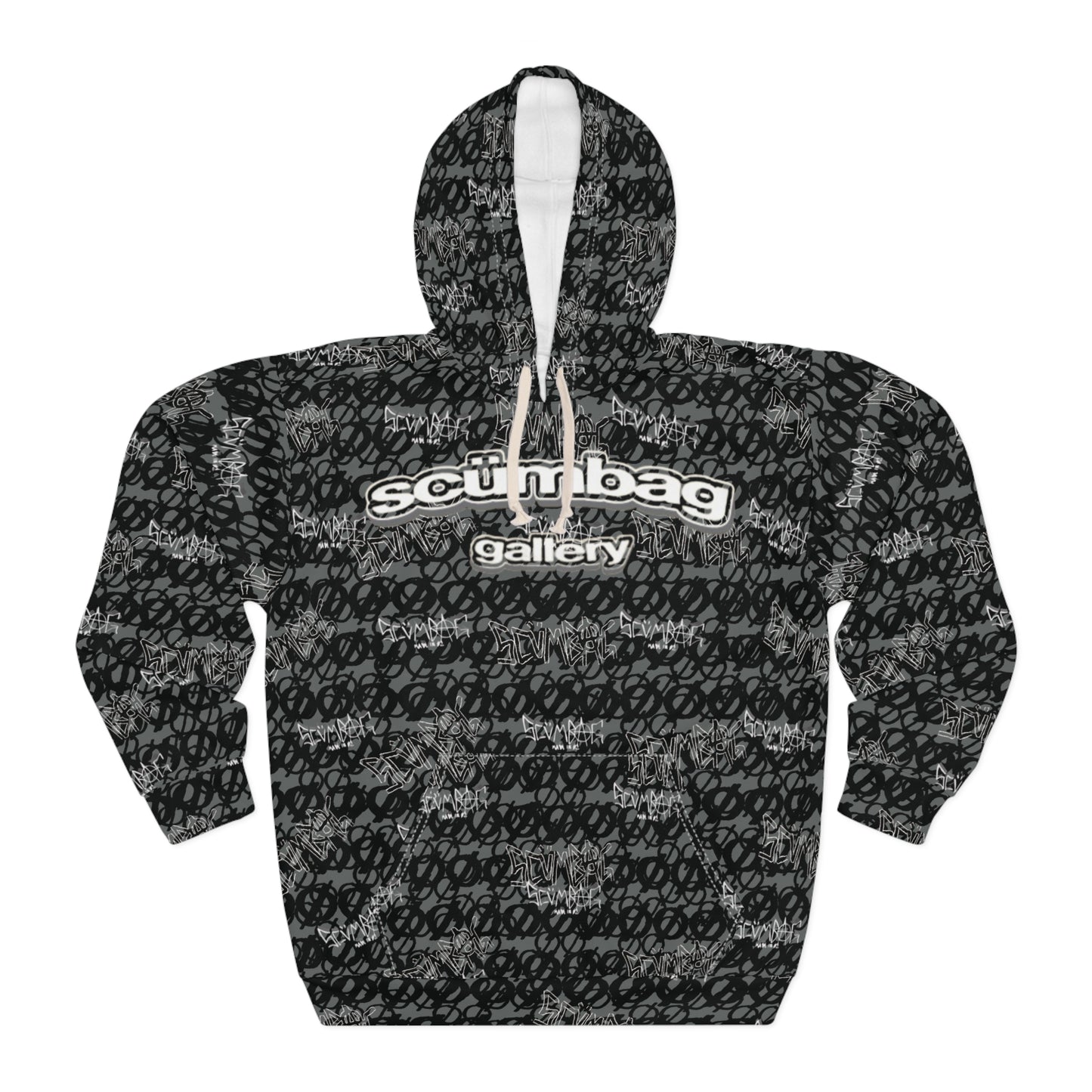 SS Gallery Wrld Graphiti Hoodie scumbag studios Grey