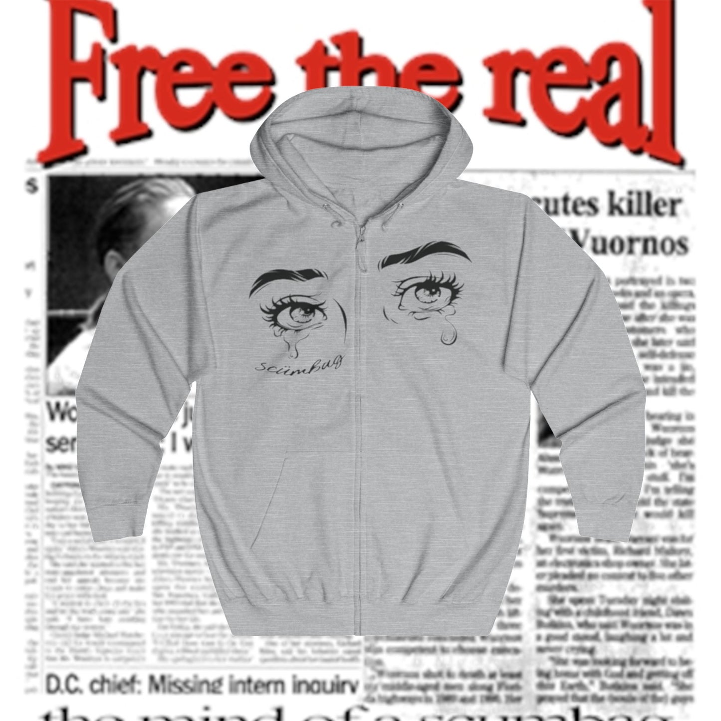Cry Bby Full Zip Up scumbag studios
