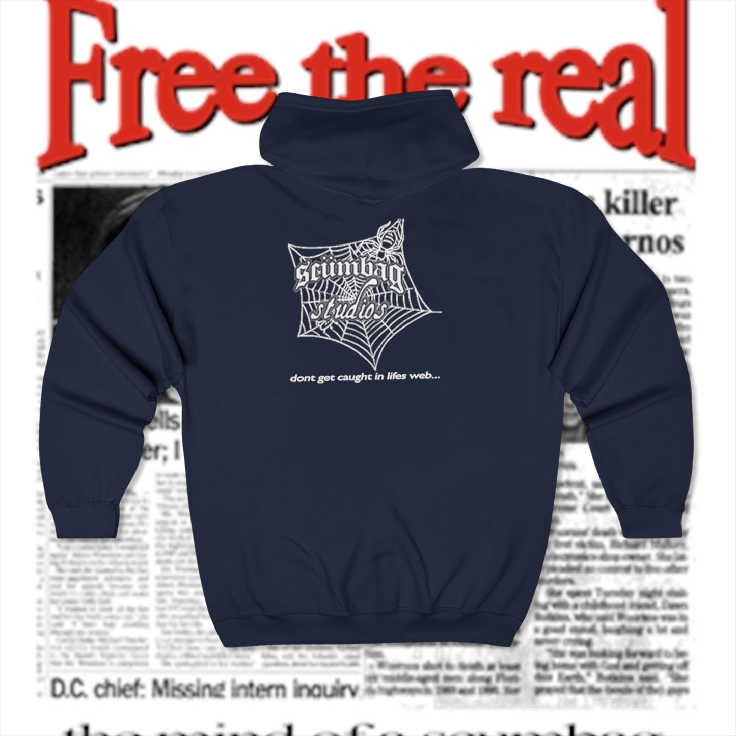 scumbag studios Web Of Life Zip Up...