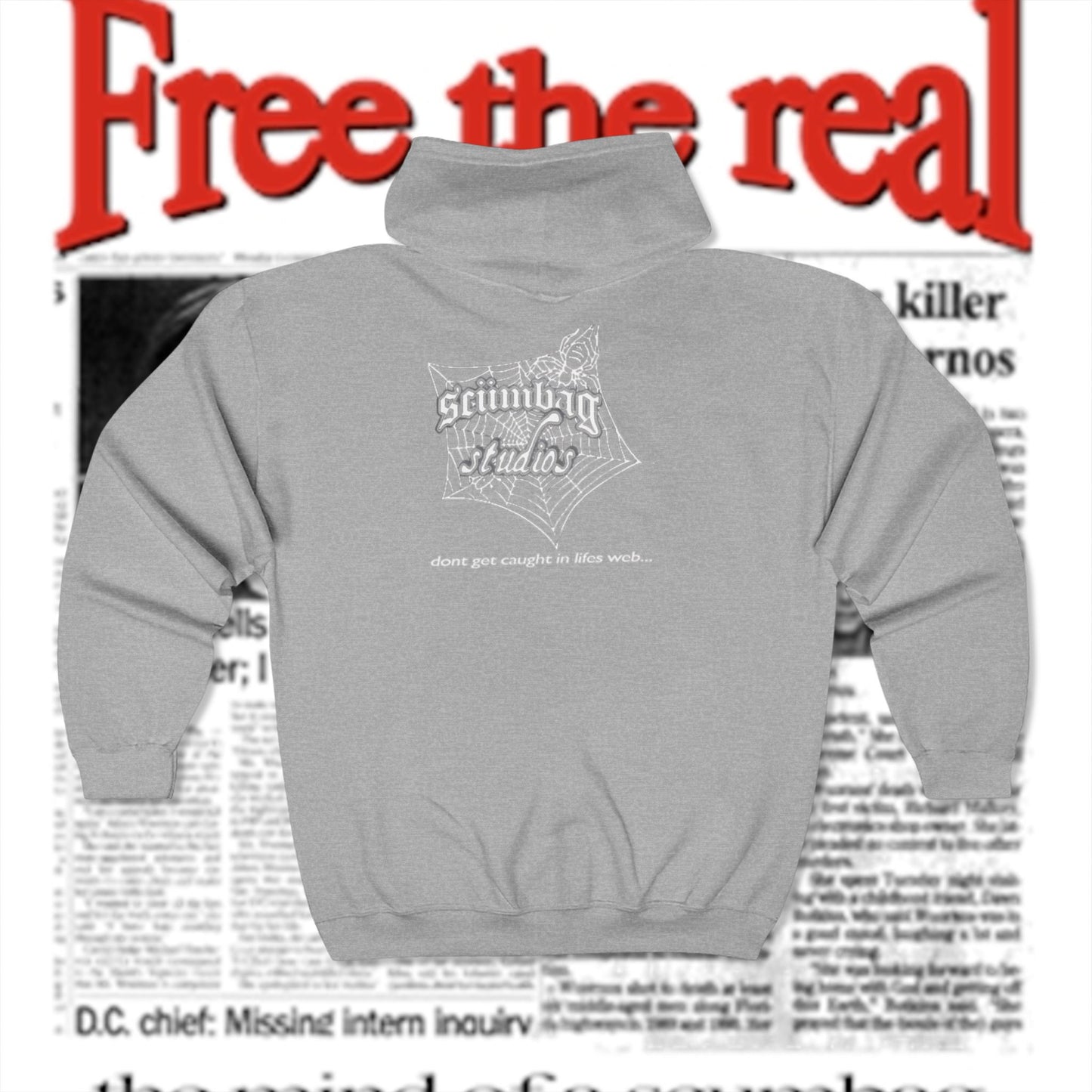 scumbag studios Web Of Life Zip Up...