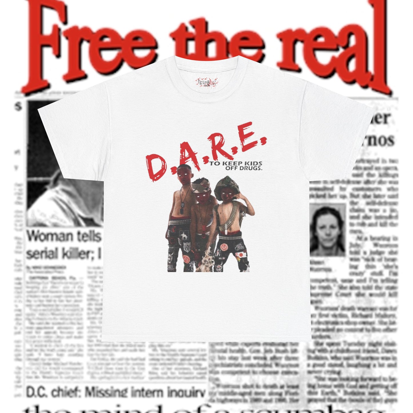 D.A.R.E. hoodlum SS Tee scumbag studios