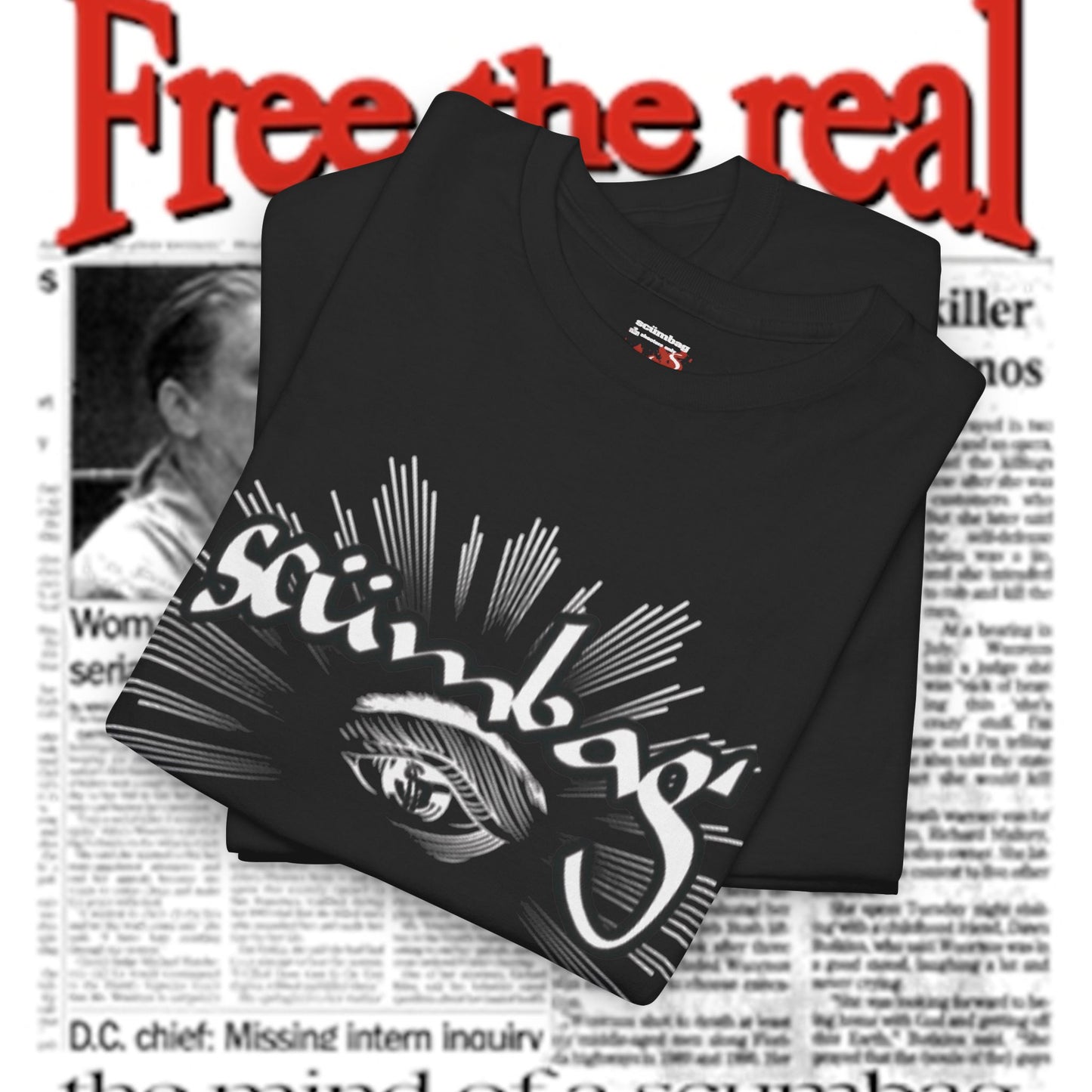 keep ur eyes on the $ Tee SS scumbag studios