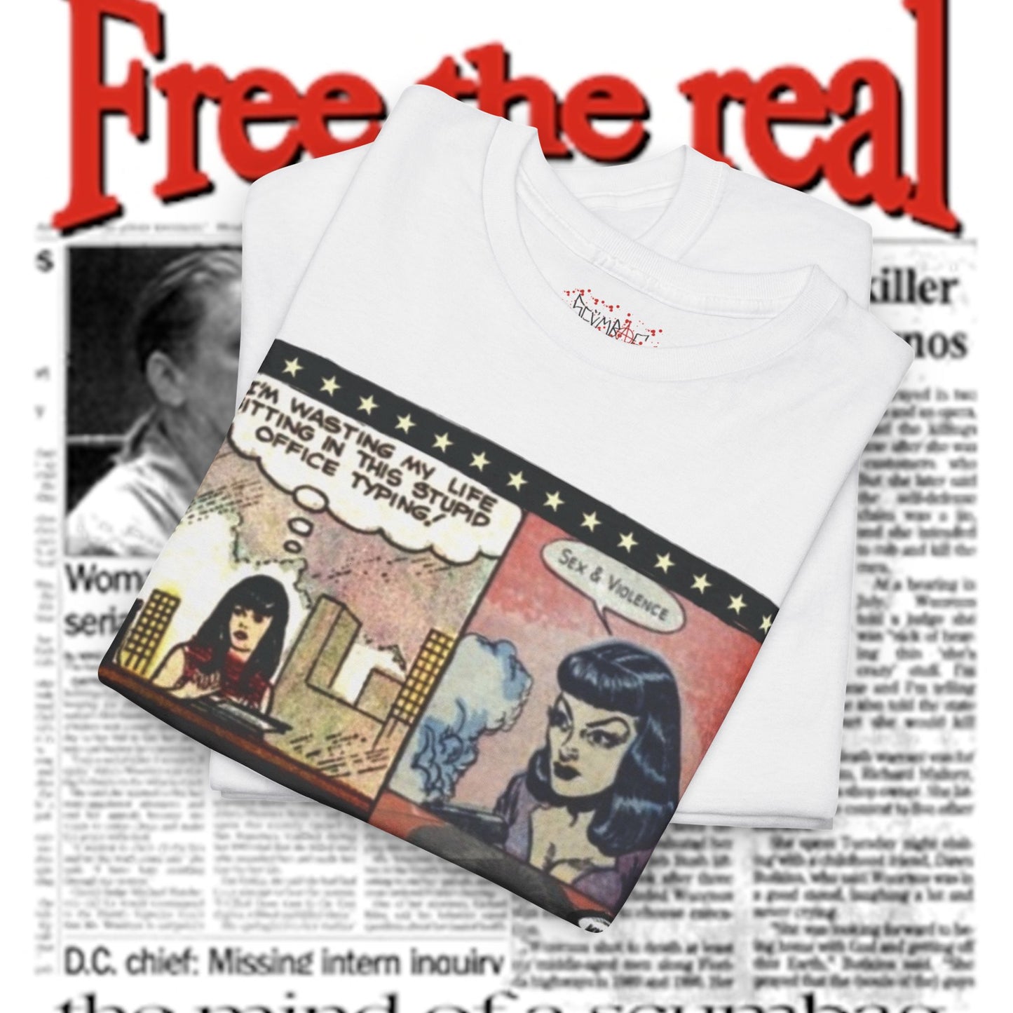 Waste Of Life. SS Tee scumbag studios