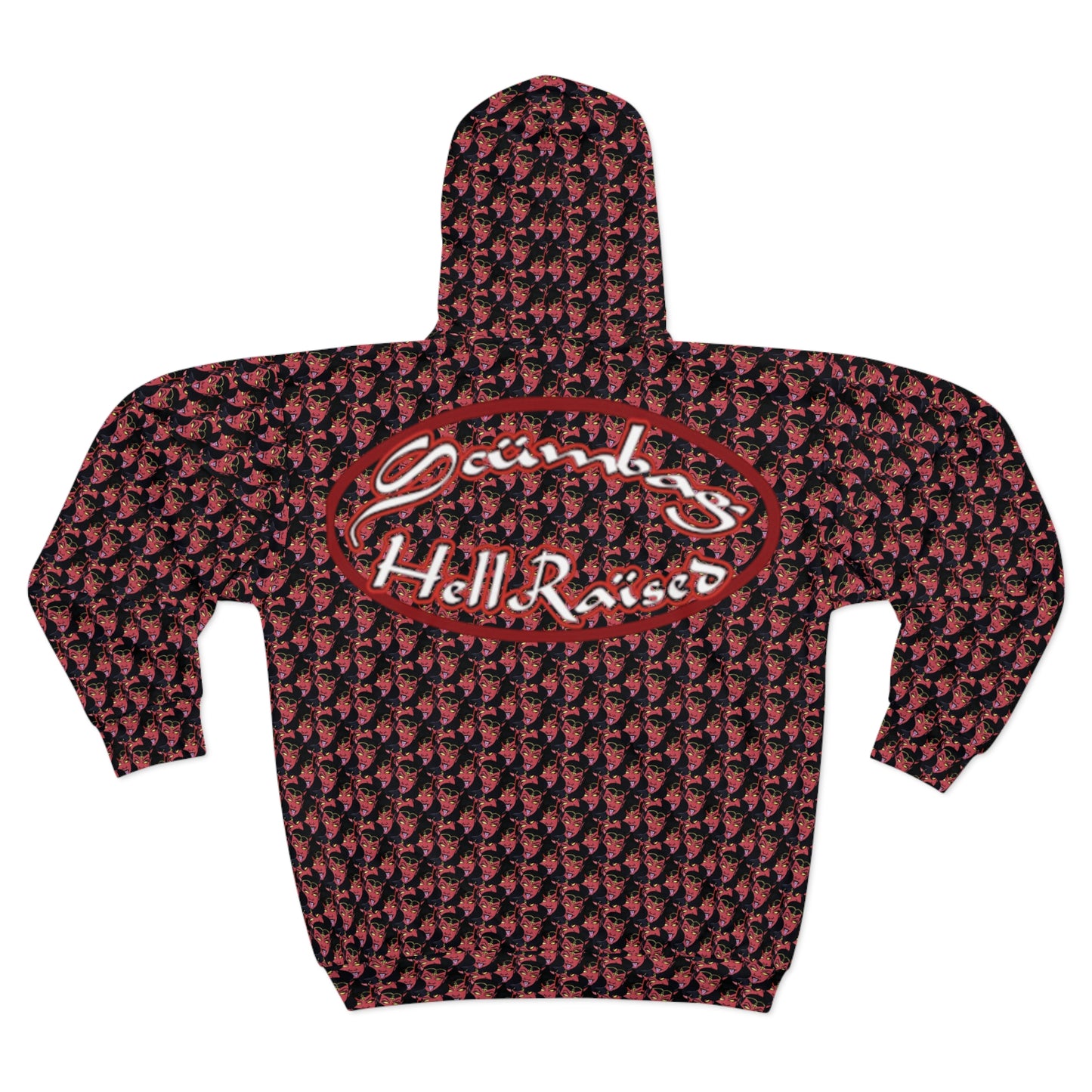 Hell Raised scumbag studios AOP Zip Up