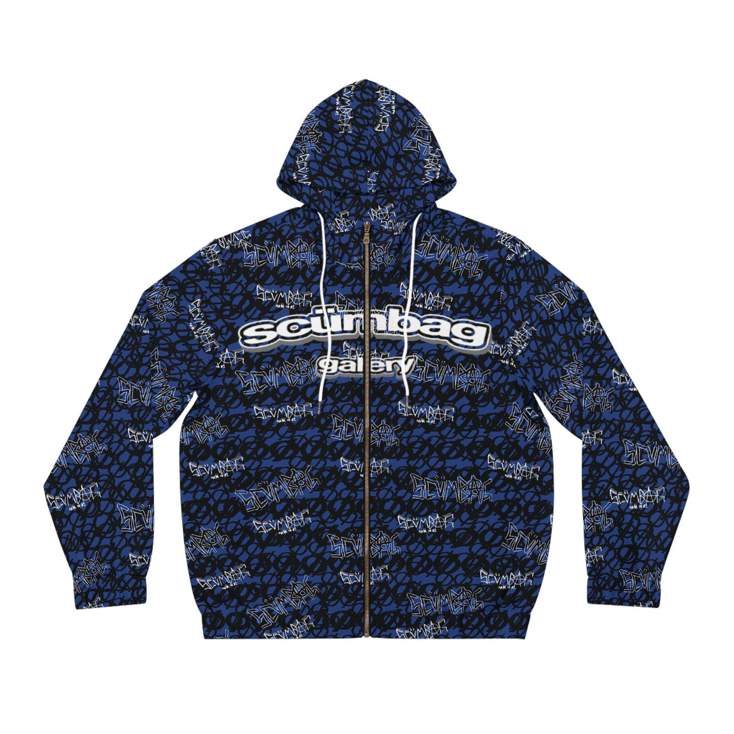 SS Gallery Graphiti Wrld Zip Up scumbag studios Blue