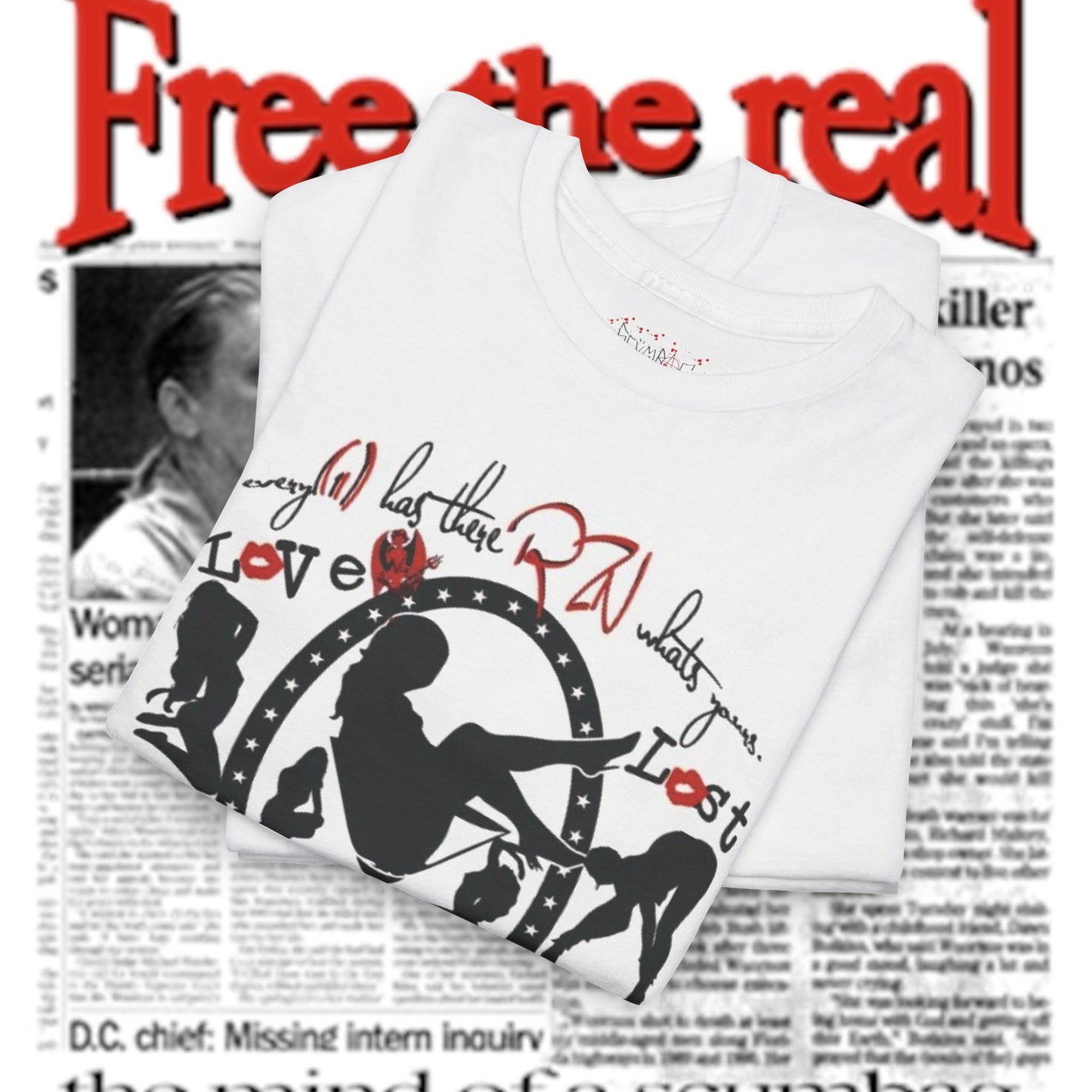 lost (1)N love Tee scumbag studios