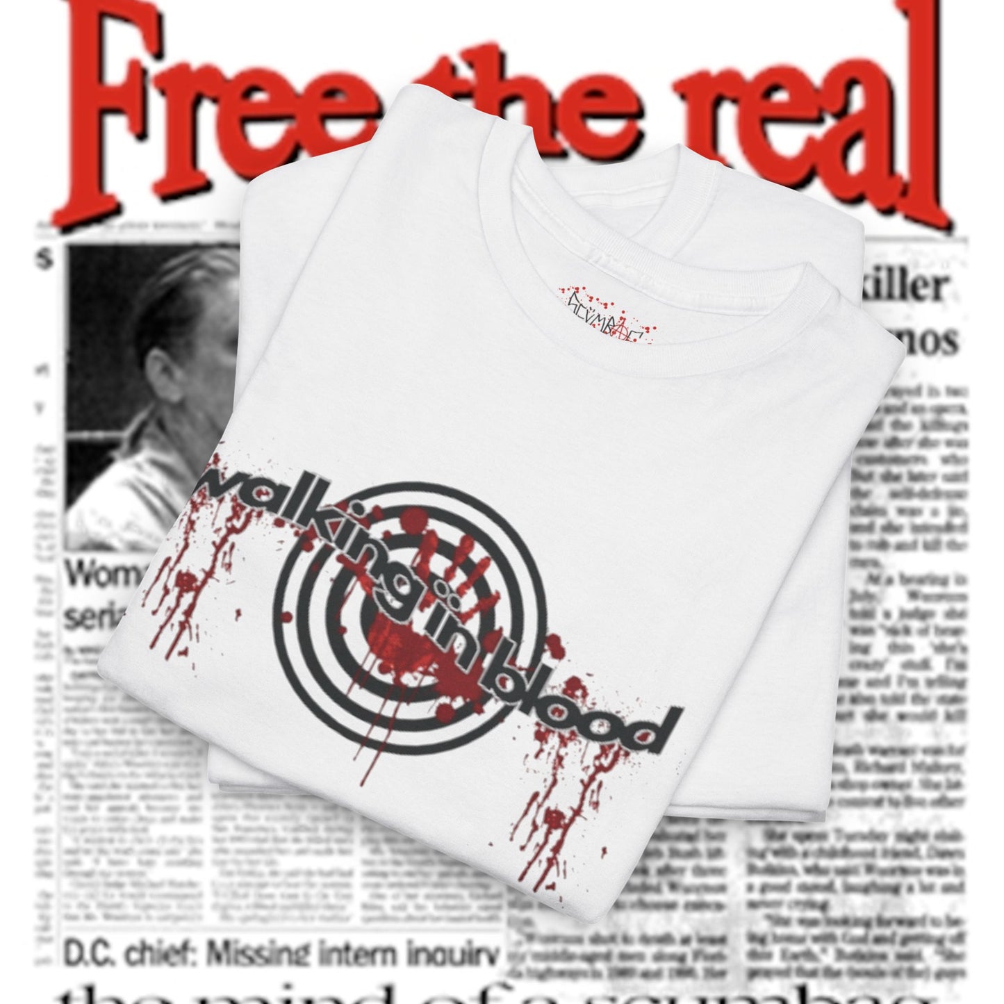 walking in blood SS Tee scumbag studios