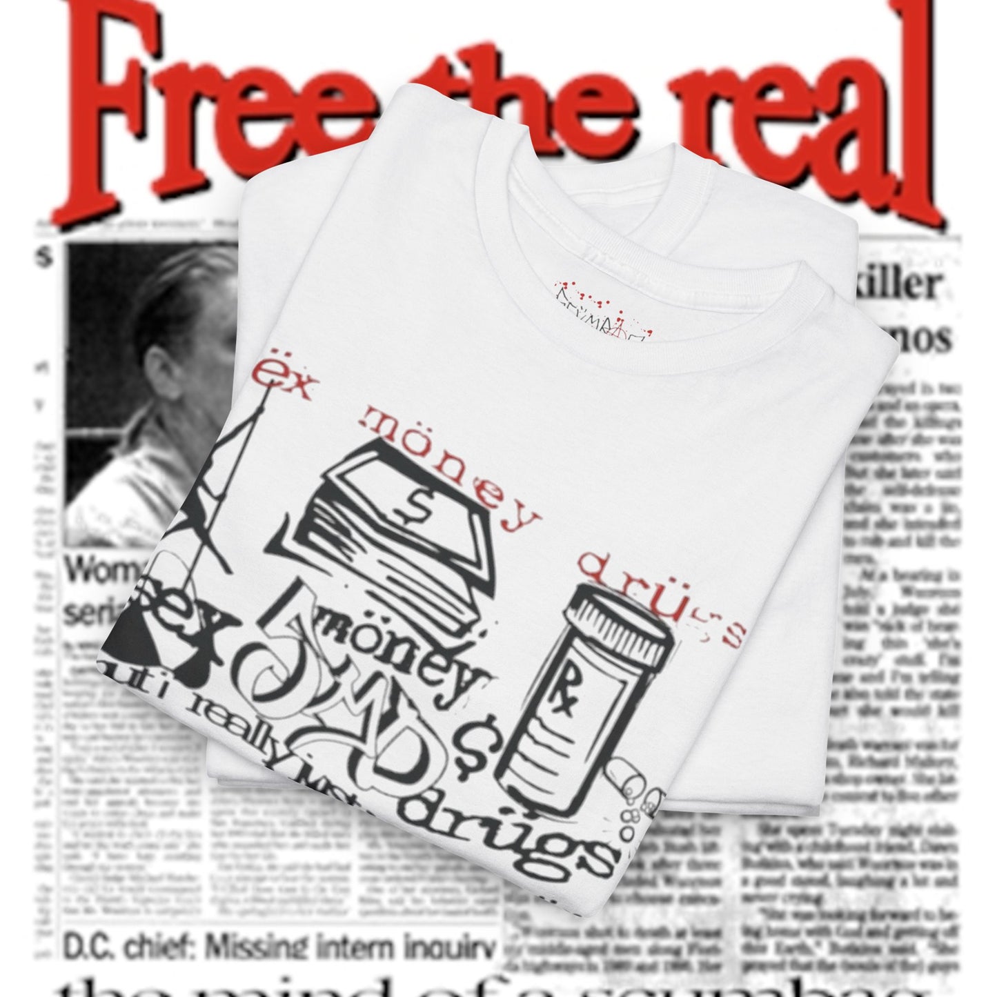 $ex Money Drugs Tee scumbag studios