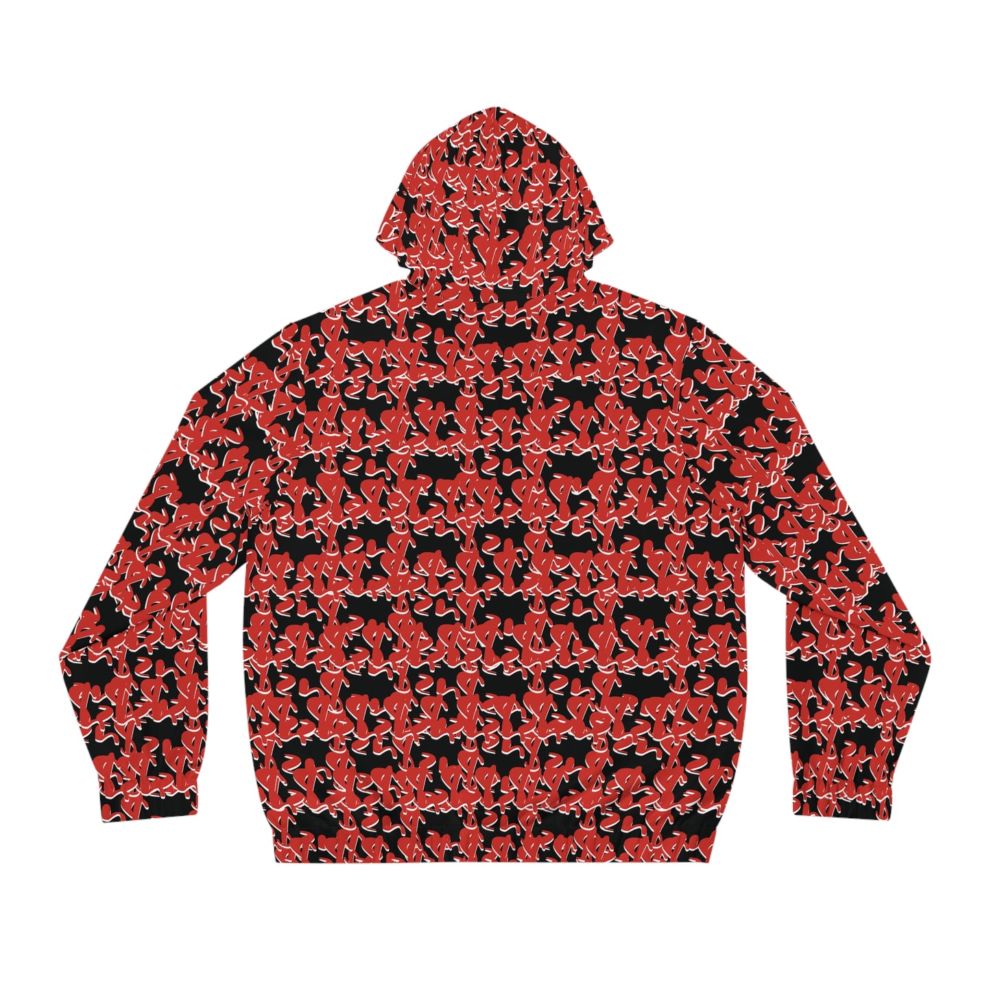$zn Graphiti AOP Zip Up Black