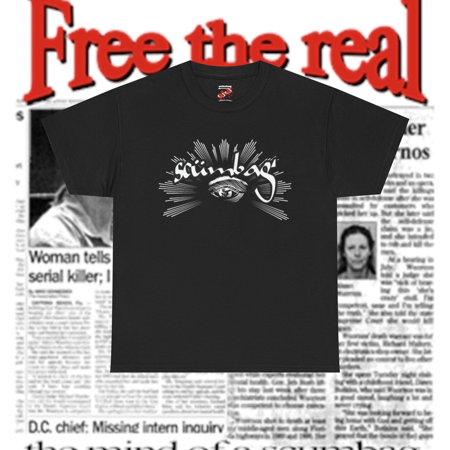 keep ur eyes on the $ Tee SS scumbag studios