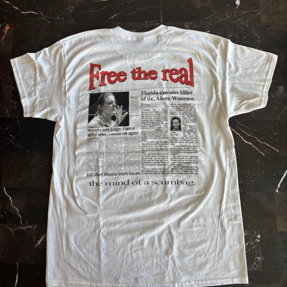 scumbag studios Free The Real Tee
