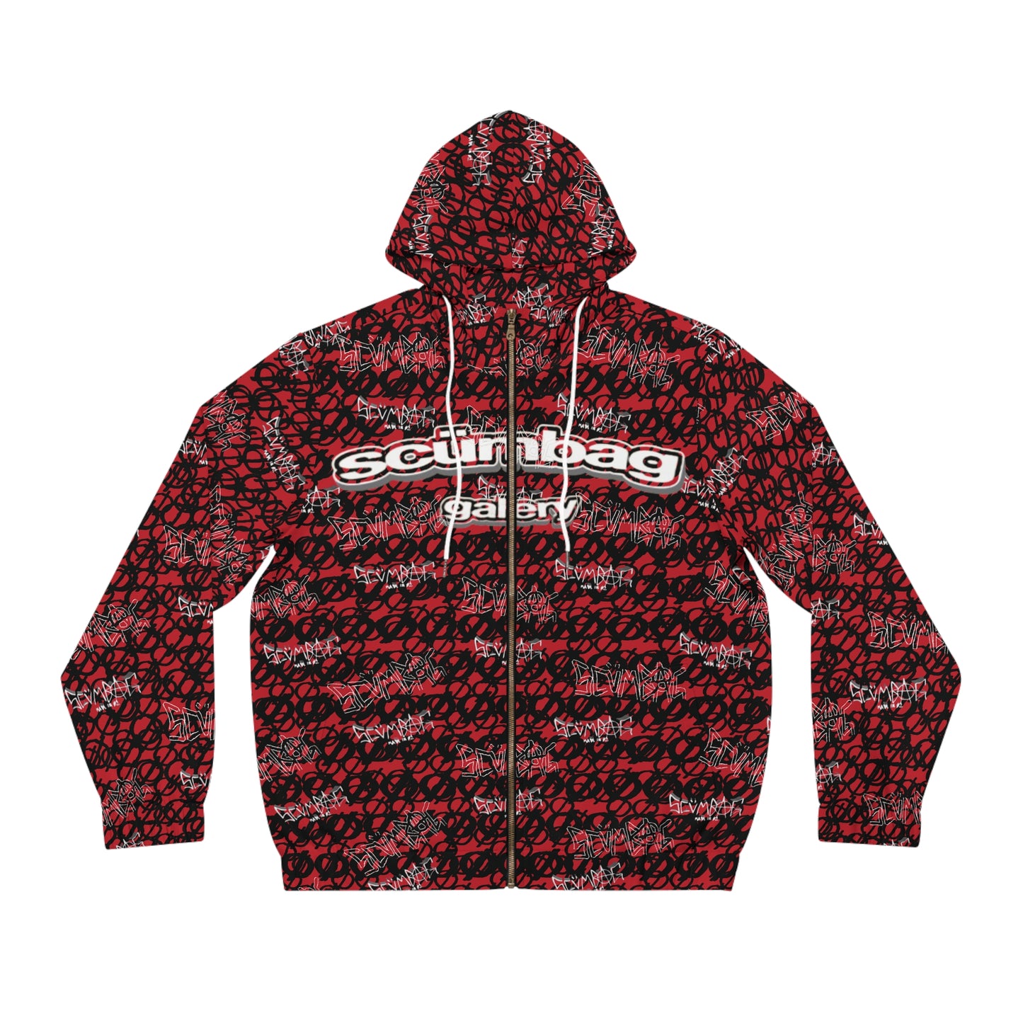 SS Gallery Graphiti Wrld Zip Up scumbag studios Red