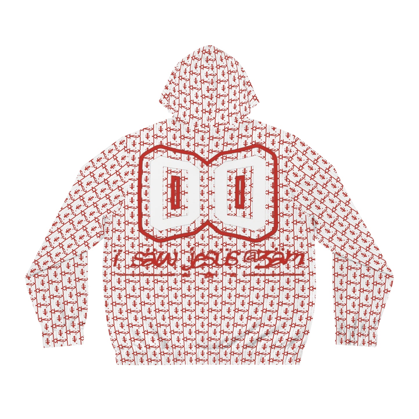 00 Zip Up scumbag studios White AOP