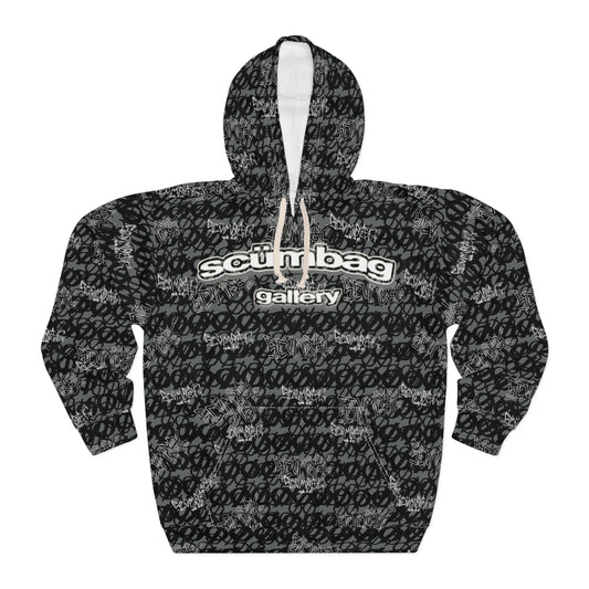 SS Gallery Wrld Graphiti Hoodie scumbag studios Grey