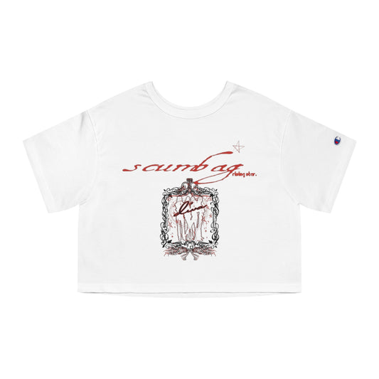 SS Bby Cropped Girls Tee scumbag studios