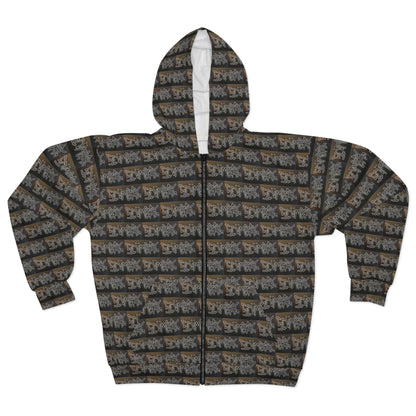 1st Logo Graphiti AOP Zip Up scumbag studios