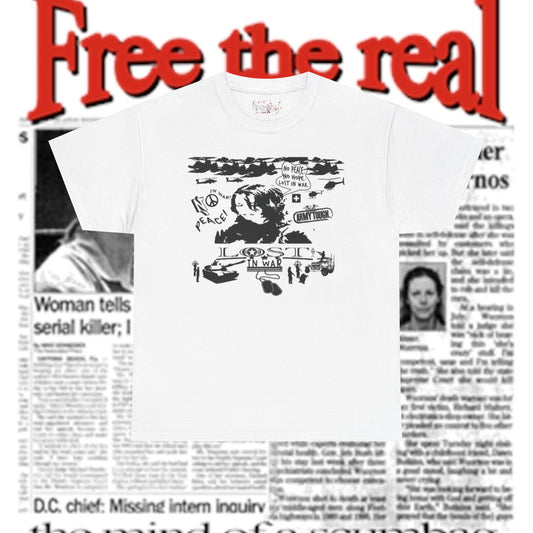No Peace In War. SS Tee scumbag studios