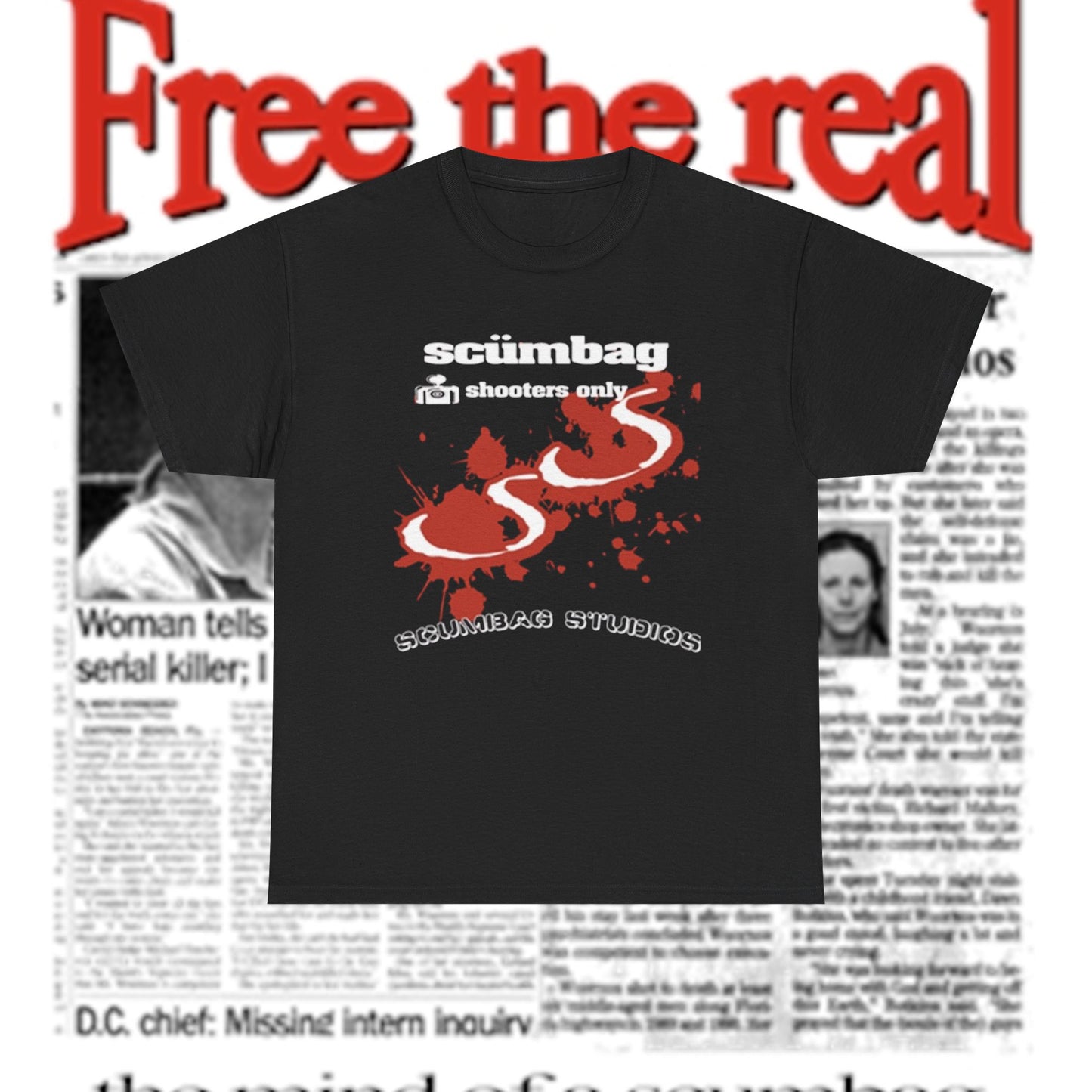 scumbag studios shooters only tee
