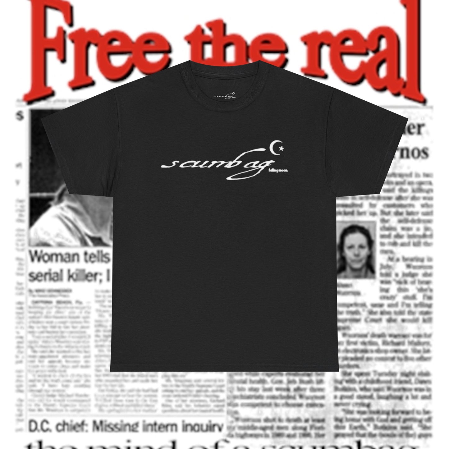 scumbag studios Falling Moon Tee