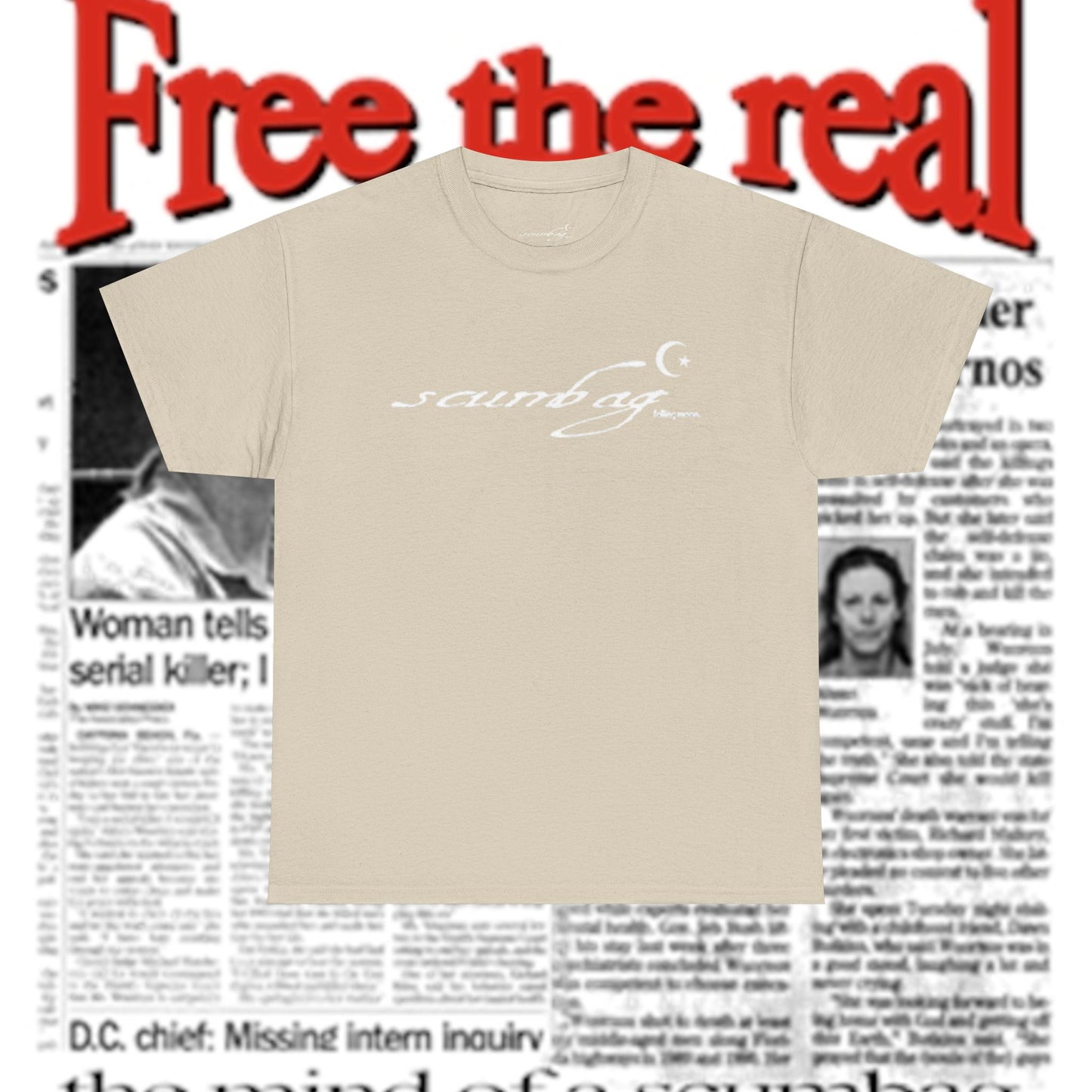 scumbag studios Falling Moon Tee