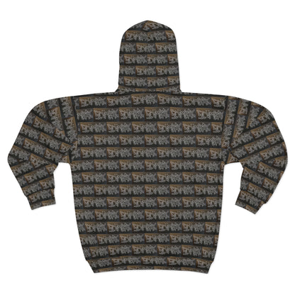 1st Logo Graphiti AOP Zip Up scumbag studios