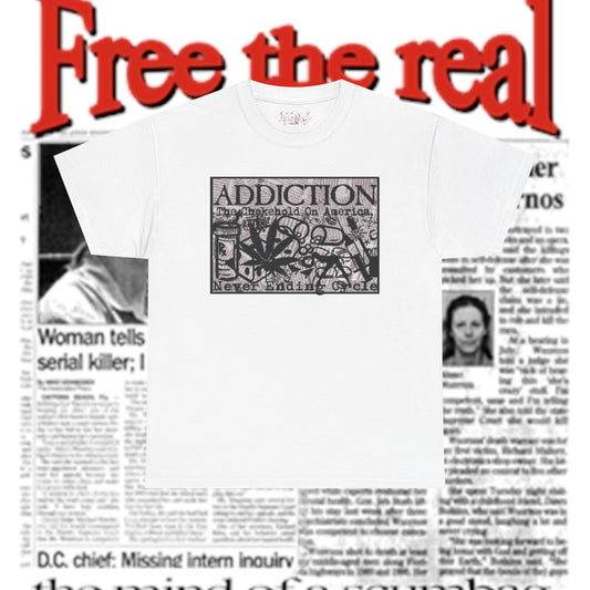ADDICTION. Tee SS scumbag studios