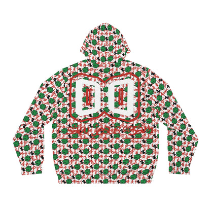 00$ Zip Up scumbag studios White AOP