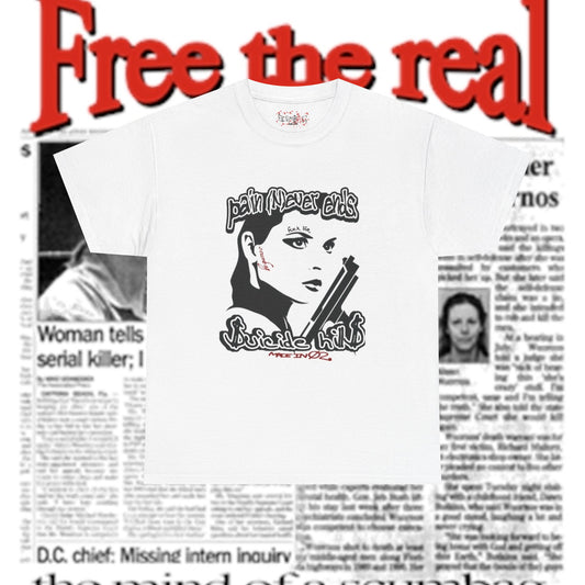 pain nvr (e)nds Tee scumbag studios