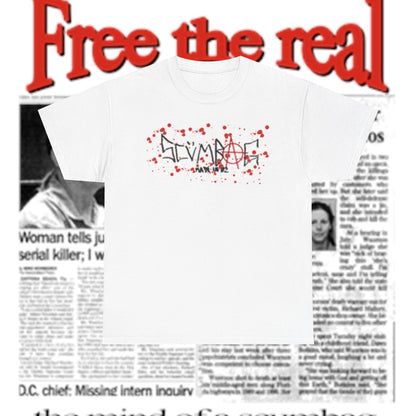 scumbag studios Free The Real Tee
