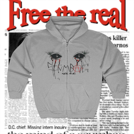 scumbag studios Bloody Eyes Zip Up