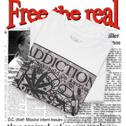 ADDICTION. Tee SS scumbag studios