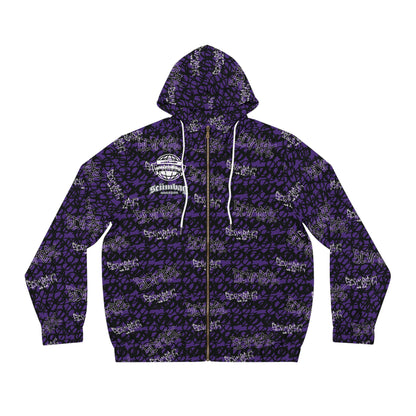 SS Graphiti Wrld Zip Up scumbag studios Purple
