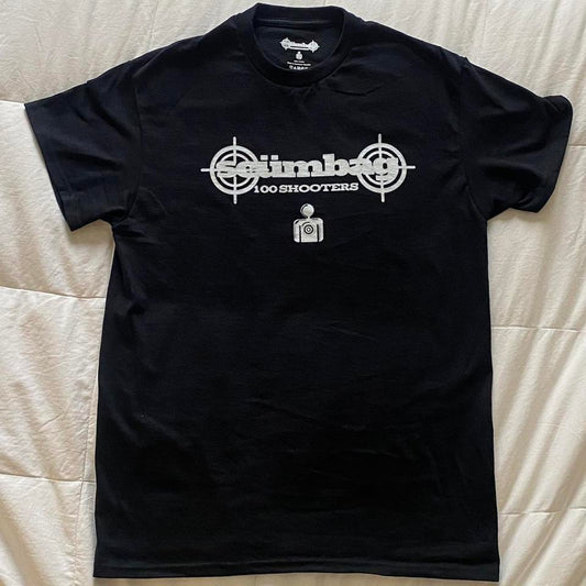 scumbag studios 100 shooters tee
